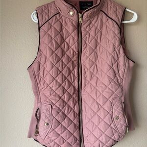 Love Tree Pink Quilted Vest